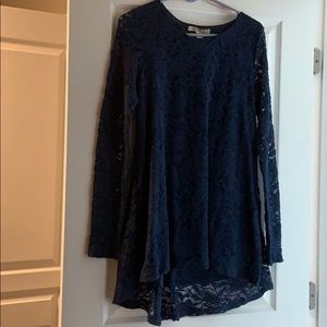 Forever 21 floral lace embroidered dress